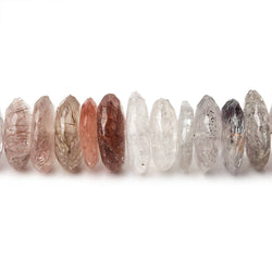 9mm Sagenetic Quartz German Faceted Rondelle beads 16 inches 112 pcs A grade (ONLINE ORDER ONLY)