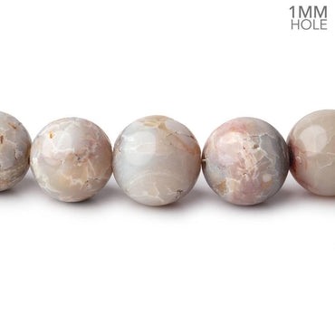 10-13mm Australian Opal Plain Round Beads 20 inch 47 pieces 1mm Large Hole (ONLINE ORDER ONLY)