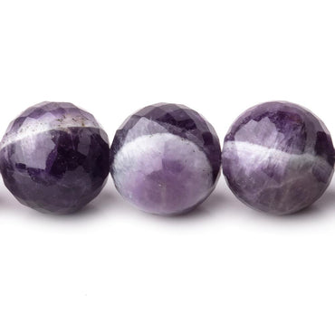13.5-14.5mm Cape Amethyst Faceted Round Beads 8 inch 14 pieces (ONLINE ORDER ONLY)