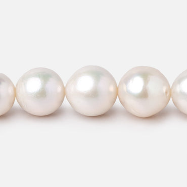 10-13mm Creamy White Off Round Freshwater Pearls 16 inch 36 Beads AA (ONLINE ORDER ONLY)