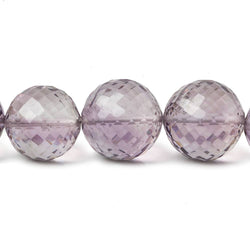 10-13mm Pink Amethyst faceted round beads 16 inch 36 pieces AAA (ONLINE ORDER ONLY)