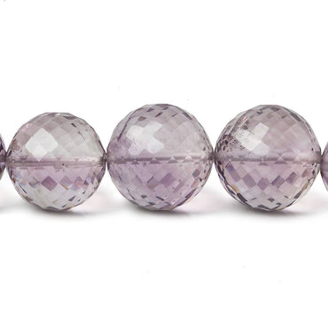 10-13mm Pink Amethyst faceted round beads 16 inch 36 pieces AAA (ONLINE ORDER ONLY)