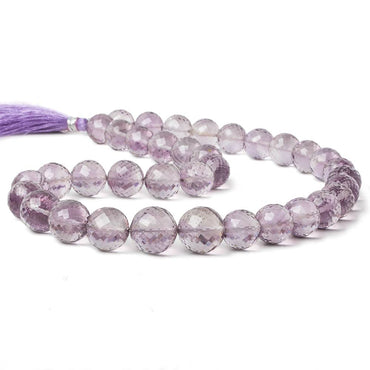 10-13mm Pink Amethyst faceted round beads 16 inch 36 pieces AAA (ONLINE ORDER ONLY)