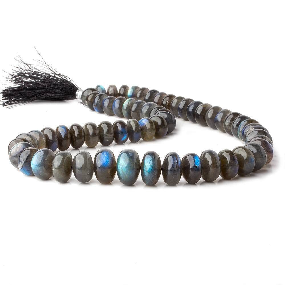 10-15mm Labradorite plain rondelle beads 17 inch 58 pieces AA (ONLINE ORDER ONLY)