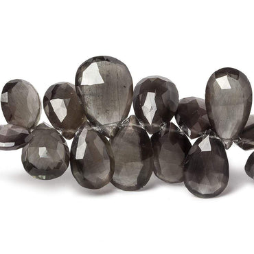 10-15mm Silimanite Faceted Pears 8 inch 55 pieces (ONLINE ORDER ONLY)