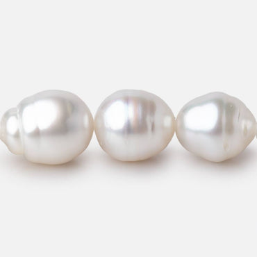 10-15mm White South Sea Saltwater Pearls 16 inch 33 Beads AA (ONLINE ORDER ONLY)
