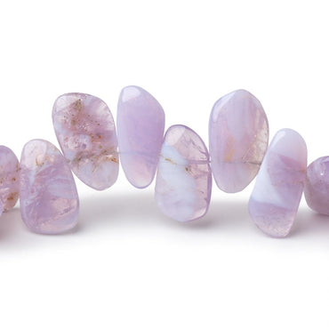 10-16mm Lavender Quartz Plain Freeform Beads 7.5 inch 28 pieces (ONLINE ORDER ONLY)