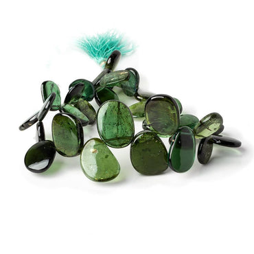 10-17mm Dark Olive Green Tourmaline Slice (ONLINE ORDER ONLY)