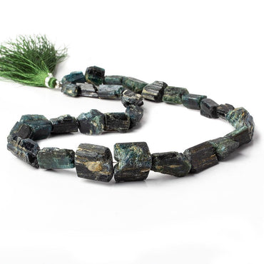 10-18mm Indicolite Tourmaline Beads Natural Crystals 30 pcs (ONLINE ORDER ONLY)