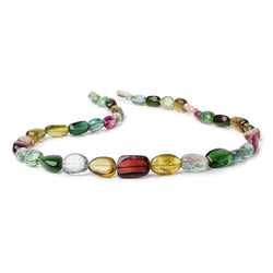 10-20mm Multi Color Tourmaline Plain Nugget Beads 20 inch 37 pieces AAA (ONLINE ORDER ONLY)