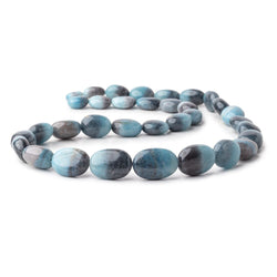 10-20mm Rare Paraiba Quartz Plain Nugget Beads 20 inch 34 pieces AAA (ONLINE ORDER ONLY)