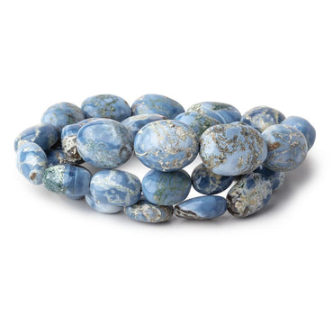 10-21mm Owyhee Blue Opal Plain Nugget Beads 21 inch 32 pieces AAA (ONLINE ORDER ONLY)