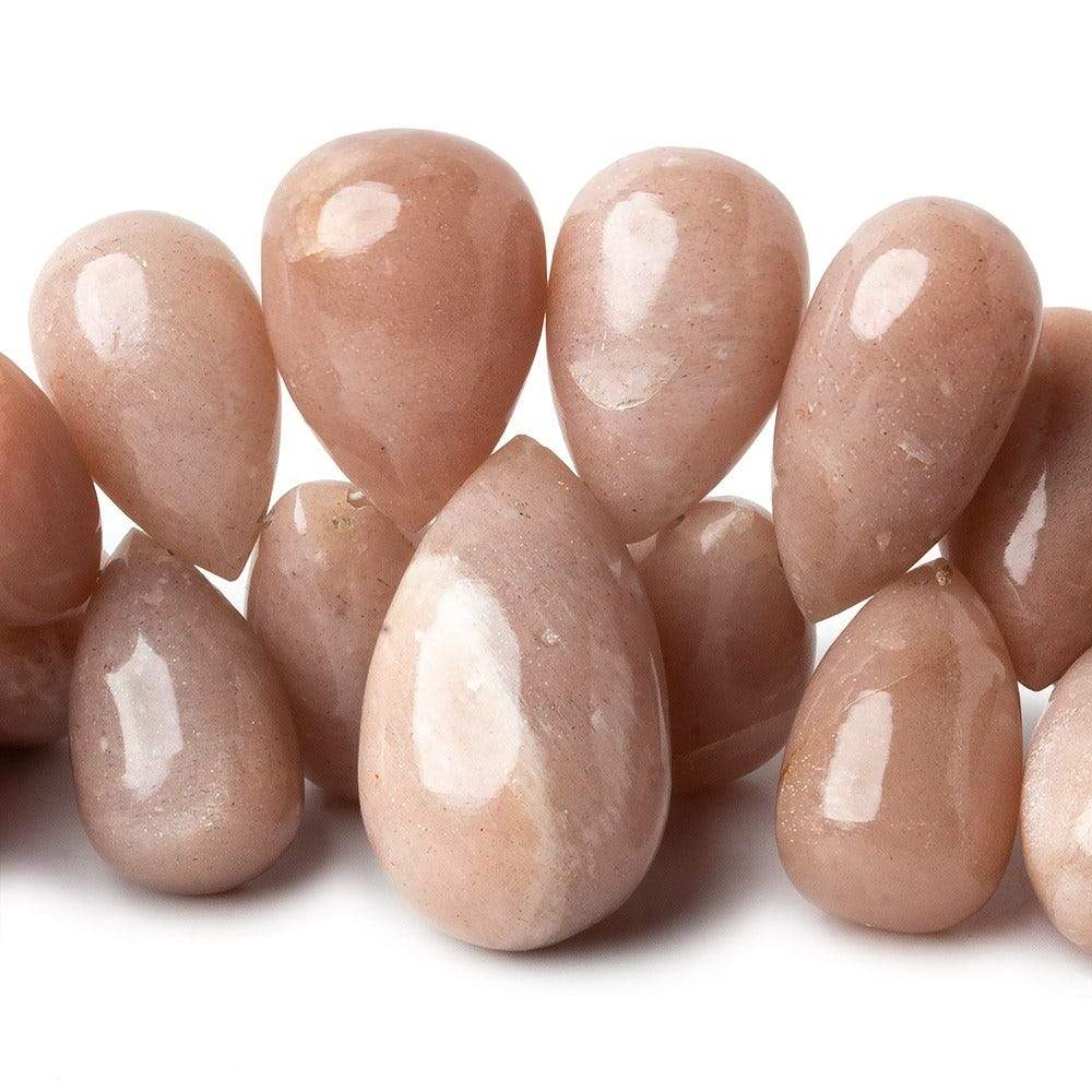10-24mm Angel Skin Moonstone Plain Tear Drop Beads 73 pcs (ONLINE ORDER ONLY)
