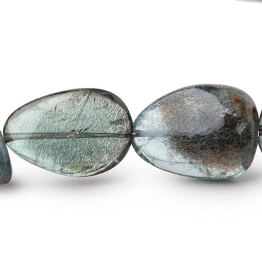 10-25mm Copper Moss Aquamarine Plain Nugget 23 inch 38 Beads AAA (ONLINE ORDER ONLY)