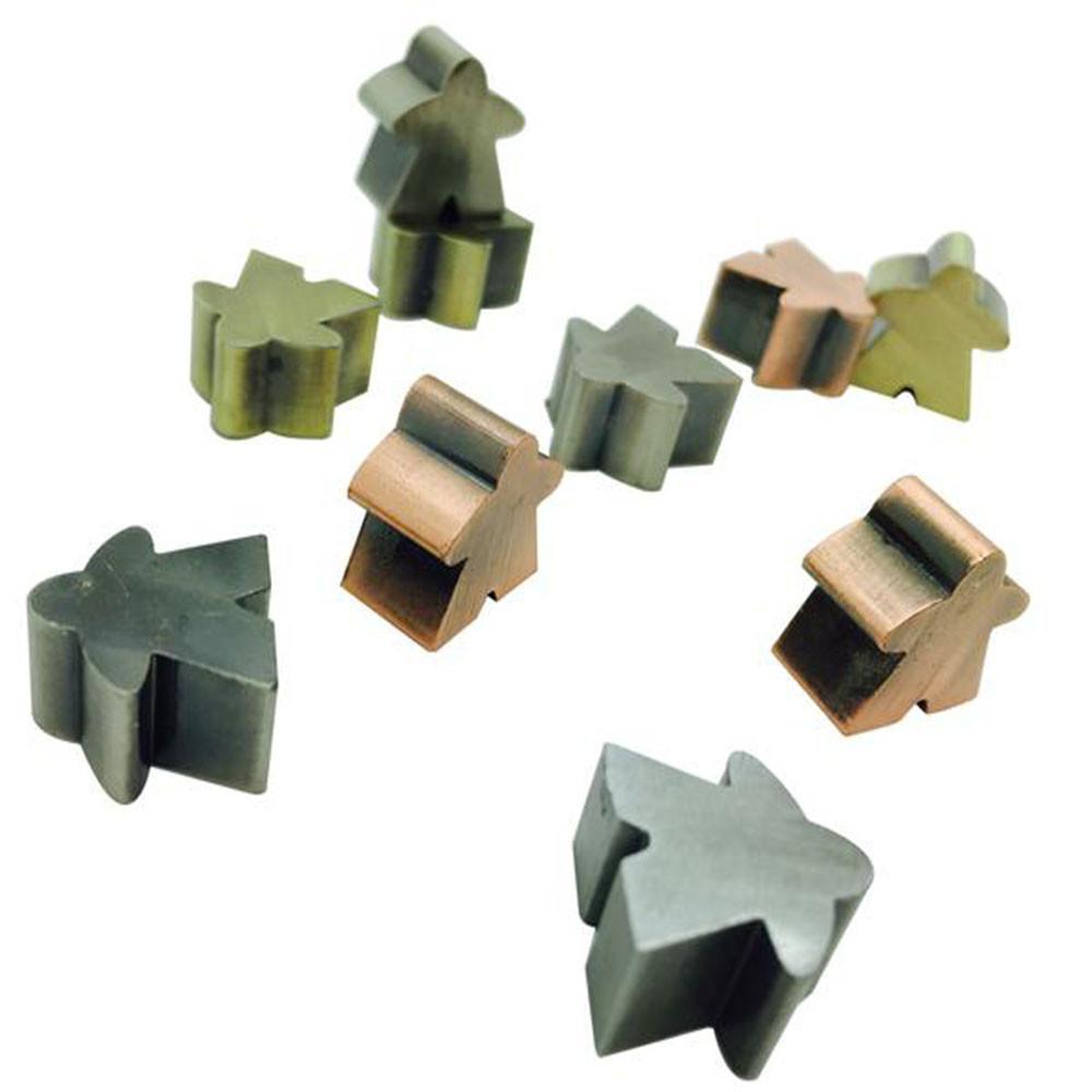 10 Pack of Metal Meeples (Random Colors) (Online Only)