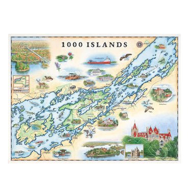 1000 Islands 1000 Piece Jigsaw Puzzle Xplorer Maps (ONLINE ORDER ONLY)