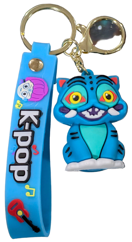 K-POP DEMON HUNTERS Keychain – Derpy Tiger Charm Set (ONLINE ORDER ONLY)