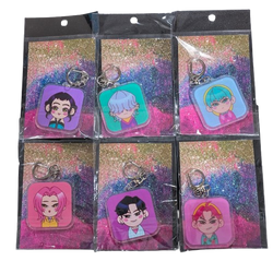 K-POP DEMON HUNTERS Chibi Keychain – Individual Member Series (ONLINE ORDER ONLY)