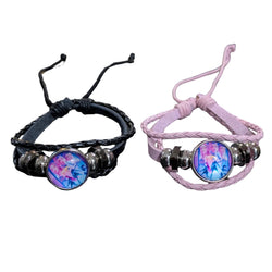 K-POP DEMON HUNTERS Leather Charm Bracelet – Fangirl Edition (ONLINE ORDER ONLY)