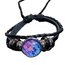 K-POP DEMON HUNTERS Leather Charm Bracelet – Fangirl Edition (ONLINE ORDER ONLY)