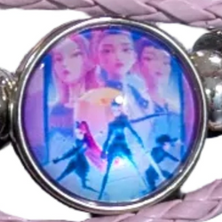 K-POP DEMON HUNTERS Leather Charm Bracelet – Fangirl Edition (ONLINE ORDER ONLY)