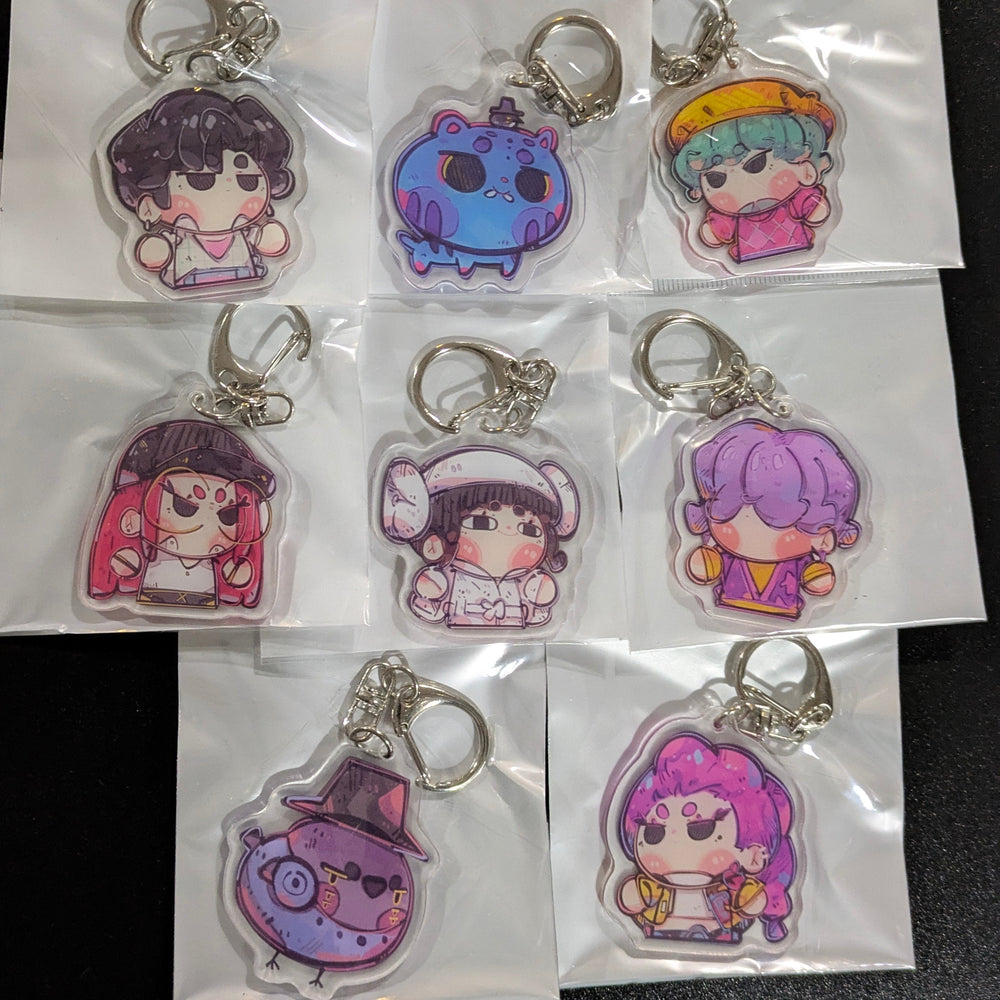 K-POP DEMON HUNTERS Mini Chibi Keychain Series (8 Designs) (ONLINE ORDER ONLY)