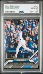 Graded 2024 Topps Now Shohei Ohtani #743 New Day, New Club Phenom Reaches 53/53 Plateau Baseball Card PSA 10 Gem Mint (ONLINE ORDER ONLY)