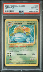 Graded 2023 PKM CLV EN Venusaur & Lugia Ex Deck #003 Venusaur Trading Card Game PSA 10 Gem Mint (ONLINE ORDER ONLY)