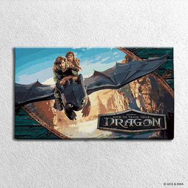 How to Train Your Dragon - Paint By Numbers Kit (ONLINE ORDER ONLY)