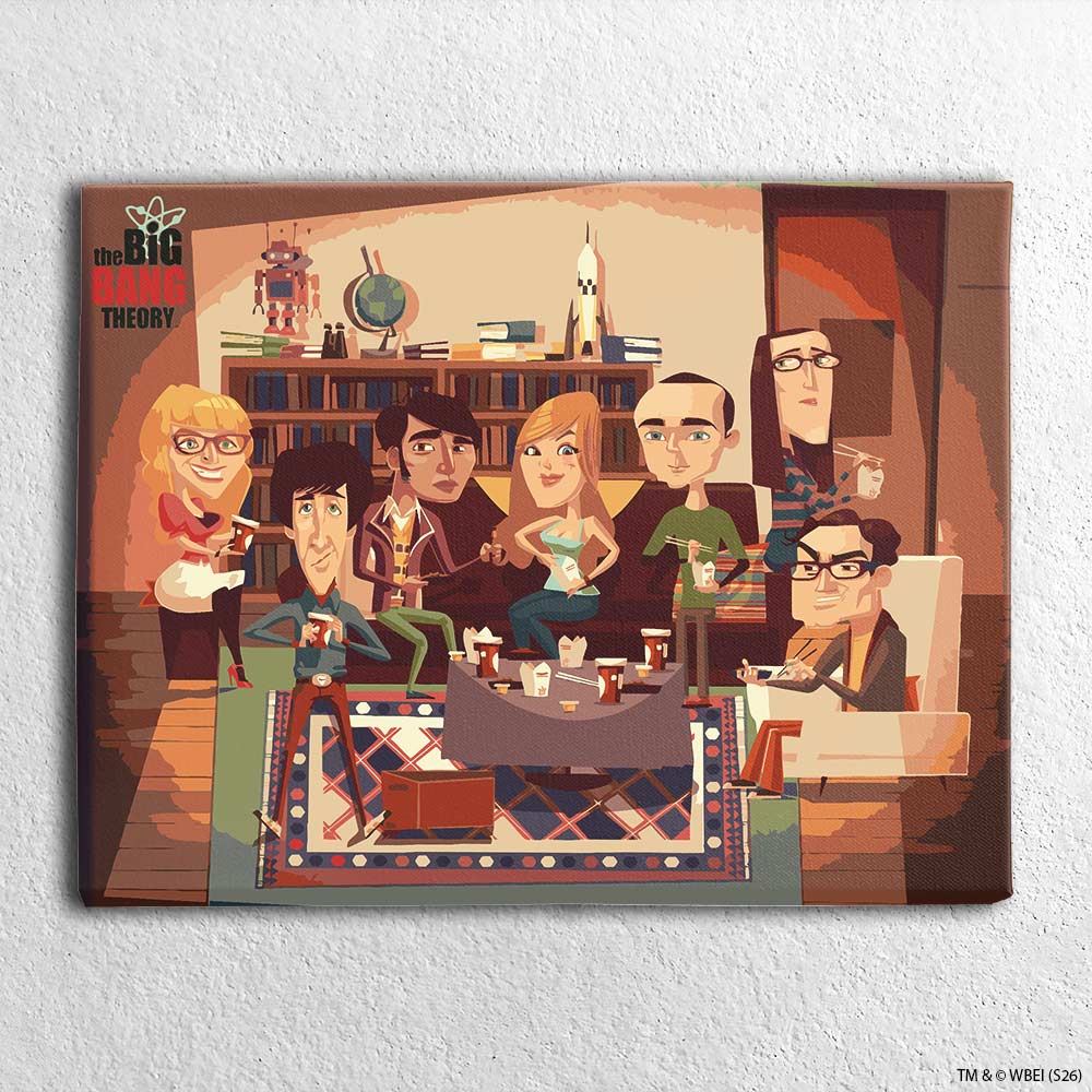 The Big Bang Theory - Paint By Numbers Kit (ONLINE ORDER ONLY)