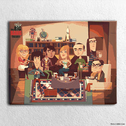 The Big Bang Theory - Paint By Numbers Kit (ONLINE ORDER ONLY)