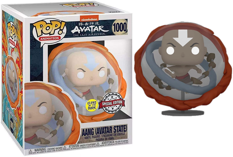 Aang (Glow in the Dark, Avatar State, Avatar, 6-inch) 1000 - Special Edition Exclusive (Online Order Only)