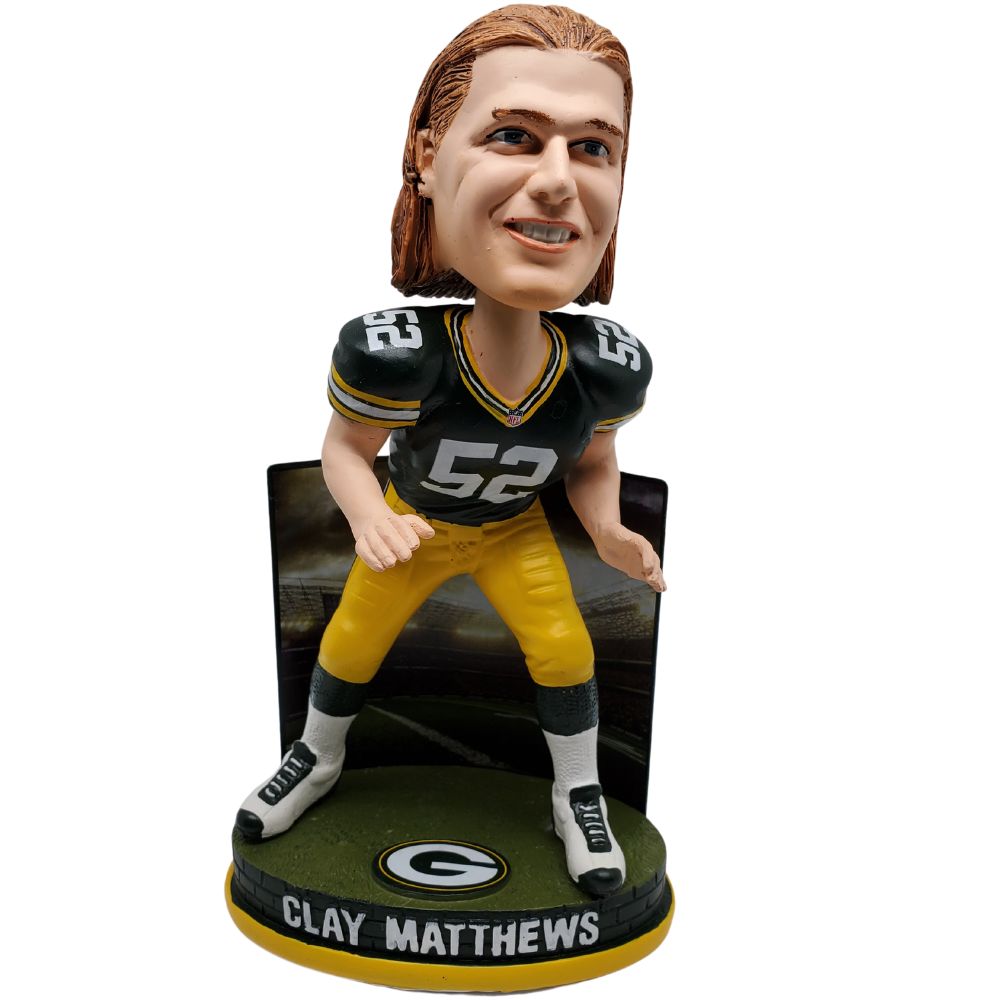 Clay Matthews Green Bay Packers Stadium Series NFL Bobblehead (ONLINE ORDER ONLY)