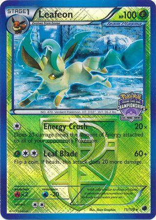 Leafeon (11/116) (States Championship Promo) [Black & White: Plasma Freeze] (Online Only)