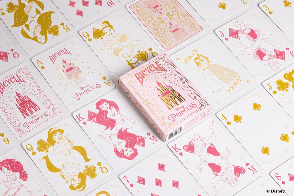 Disney Princess Inspired Playing Cards by Bicycle - Pink (ONLINE ORDER ONLY)