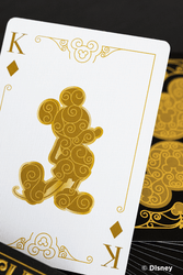 Disney Mickey Mouse inspired Black and Gold Playing Cards (ONLINE ORDER ONLY)