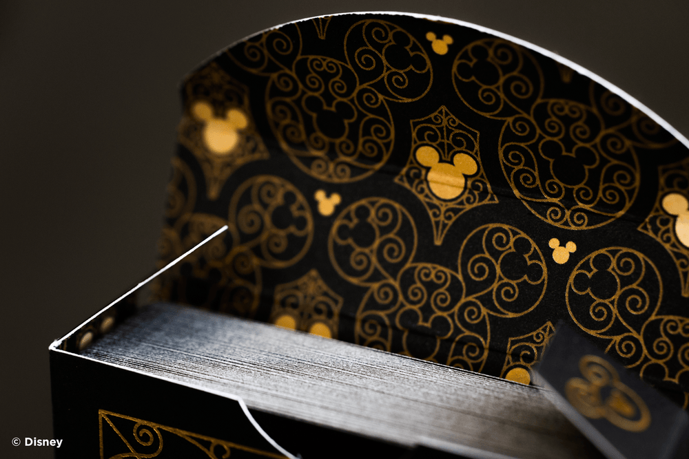 Disney Mickey Mouse inspired Black and Gold Playing Cards (ONLINE ORDER ONLY)
