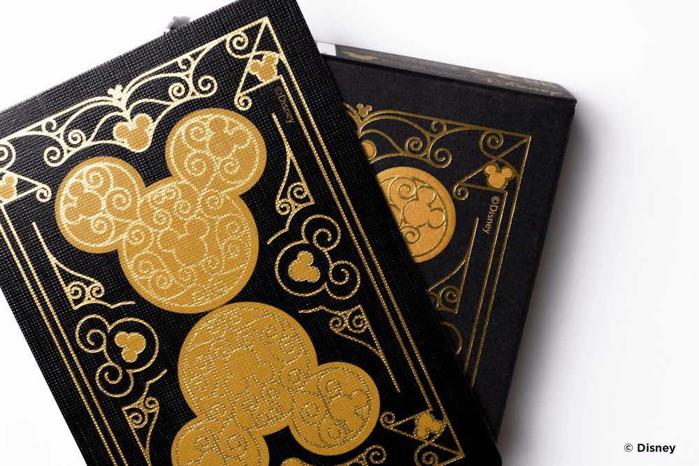 Disney Mickey Mouse inspired Black and Gold Playing Cards (ONLINE ORDER ONLY)