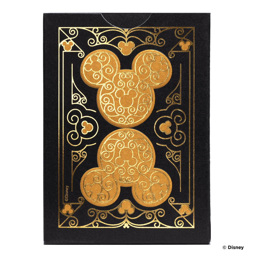 Disney Mickey Mouse inspired Black and Gold Playing Cards (ONLINE ORDER ONLY)