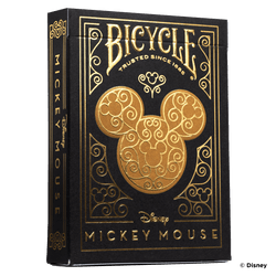 Disney Mickey Mouse inspired Black and Gold Playing Cards (ONLINE ORDER ONLY)