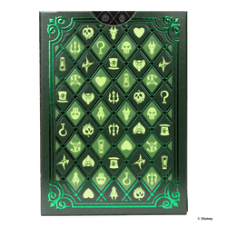 Disney Villains Inspired Playing Cards by Bicycle- Green (ONLINE ORDER ONLY)