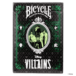 Disney Villains Inspired Playing Cards by Bicycle- Green (ONLINE ORDER ONLY)