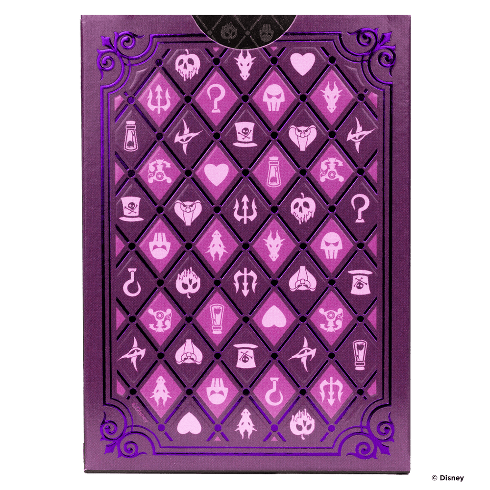 Disney Villains Inspired Playing Cards by Bicycle- Purple (ONLINE ORDER ONLY)