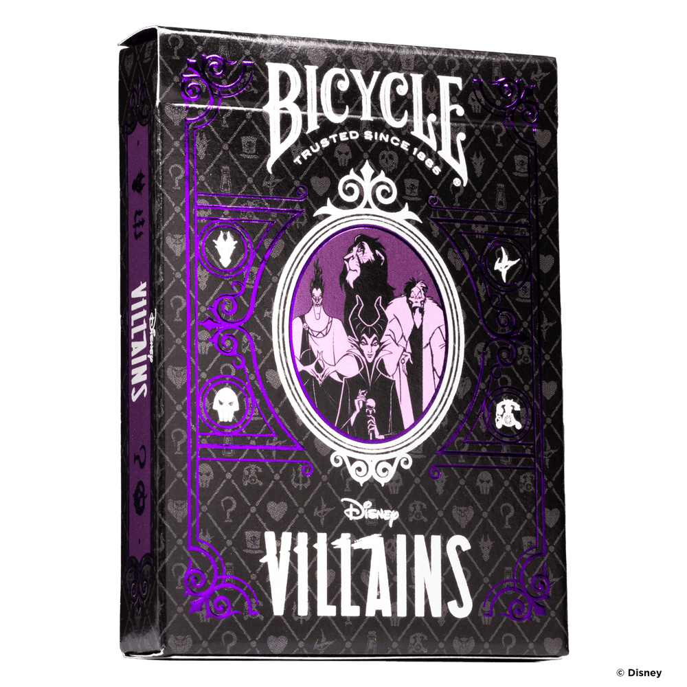 Disney Villains Inspired Playing Cards by Bicycle- Purple (ONLINE ORDER ONLY)