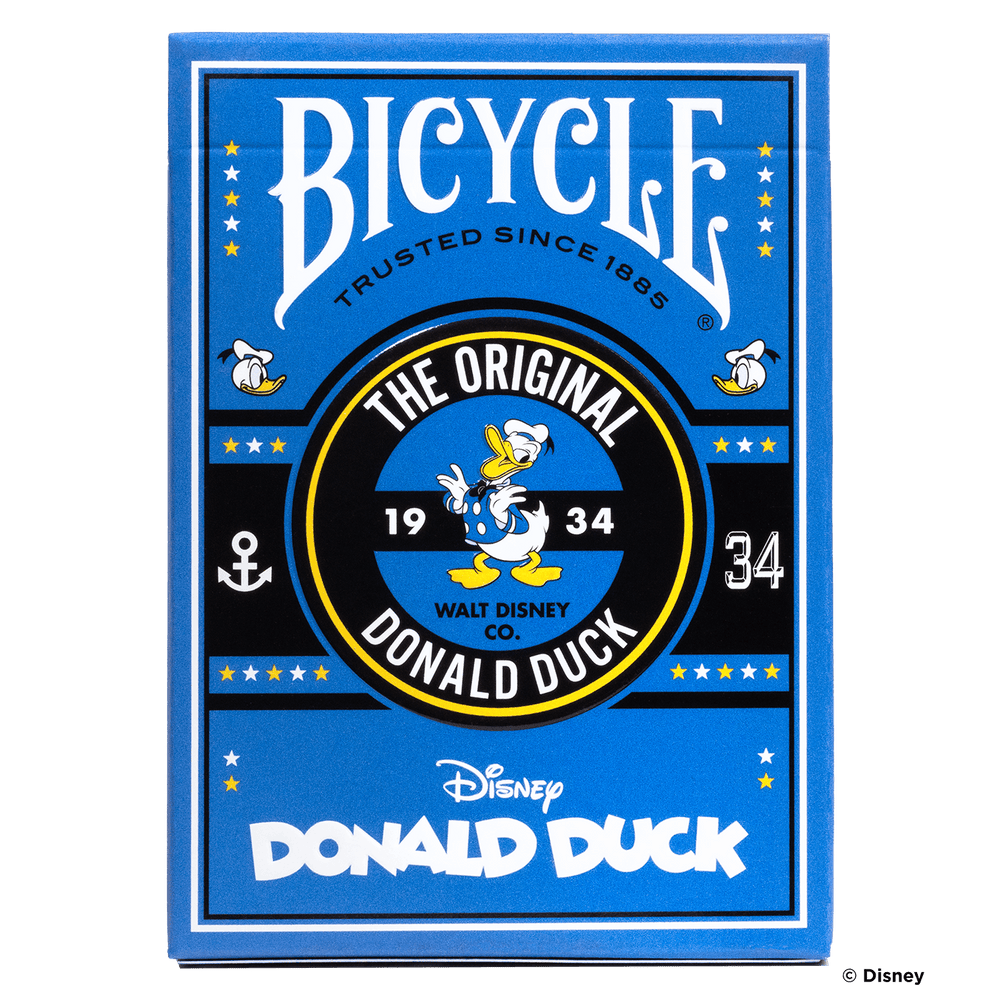 Disney Classic Donald Duck Inspired Playing Cards by Bicycle (ONLINE ORDER ONLY)