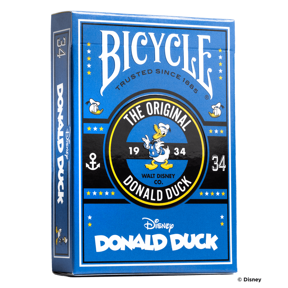 Disney Classic Donald Duck Inspired Playing Cards by Bicycle (ONLINE ORDER ONLY)