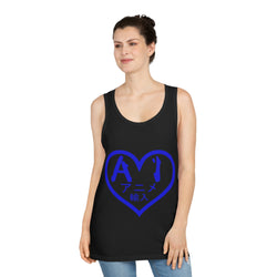 Anime Imports 2010 Heart Logo (Blue) Unisex Soft Tank Top