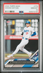Graded 2024 Topps Now Shohei Ohtani #779 Baseball Card PSA 10 Gem Mint (ONLINE ORDER ONLY)
