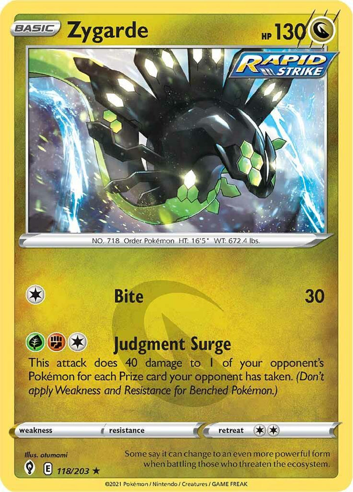 Zygarde (118/203) [Sword & Shield: Evolving Skies] (Online Only)