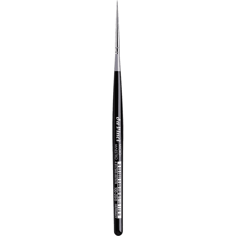 Da Vinci: Micro-Maestro - Kolinsky Red Sable Brush - Series 10 - Size 20/0 - Round (ONLINE ORDER ONLY)